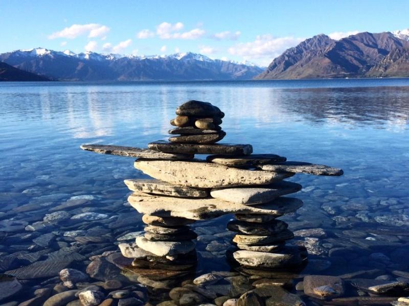 Lakefront Fantail Cottage Lake Hawea, Wanaka Exteriér fotografie