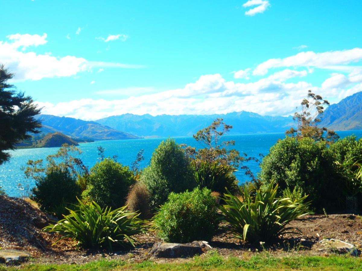 Lakefront Fantail Cottage Lake Hawea, Wanaka Exteriér fotografie